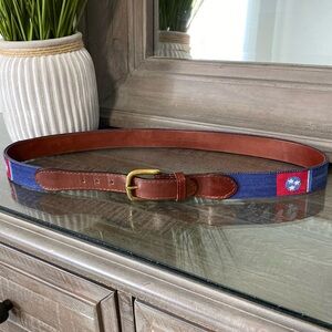 Smathers & Branson Needlepoint Belt